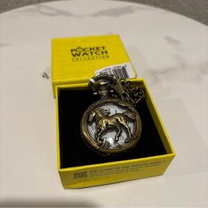 NWT Invicta Vintage Horse Pocket Watch